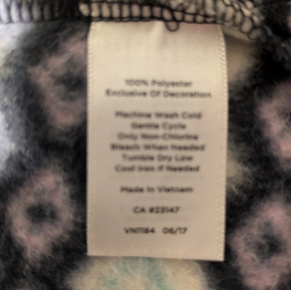 Talbots Women's Faire Isle Polar Fleece Jacket - Picture 3 of 3